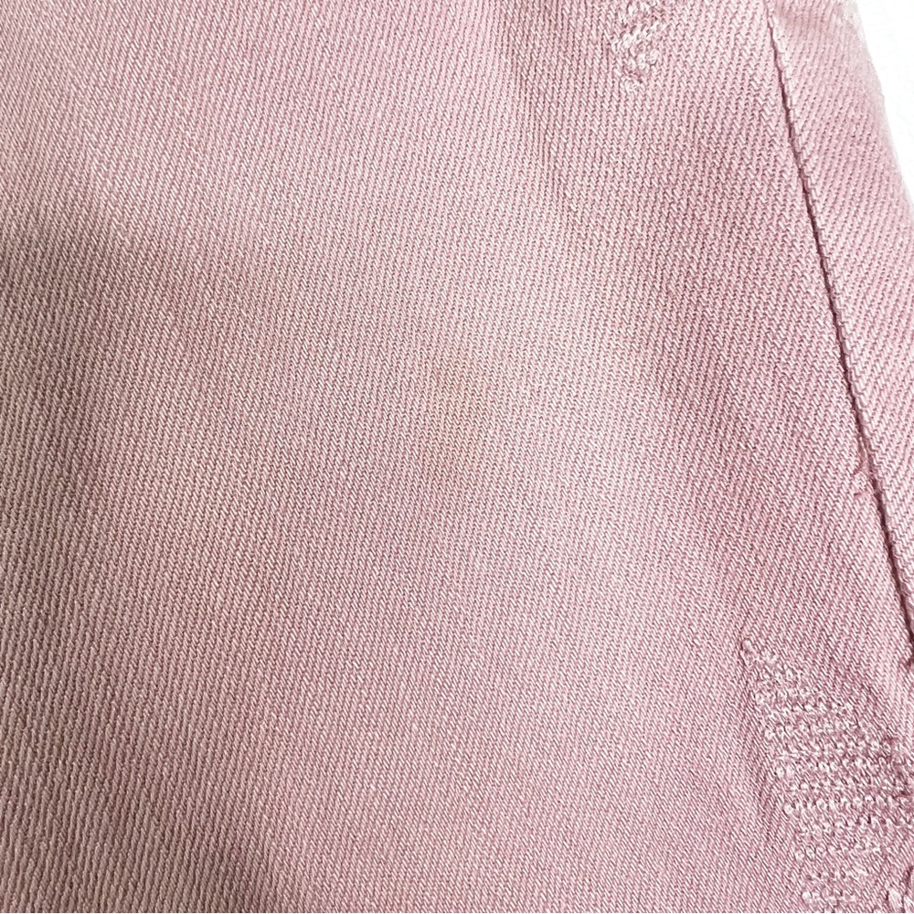 Sanctuary Embroidered Mid Rise Skinny Jeans in Dusty Rose Women’s Sz 27 - Picture 9 of 10